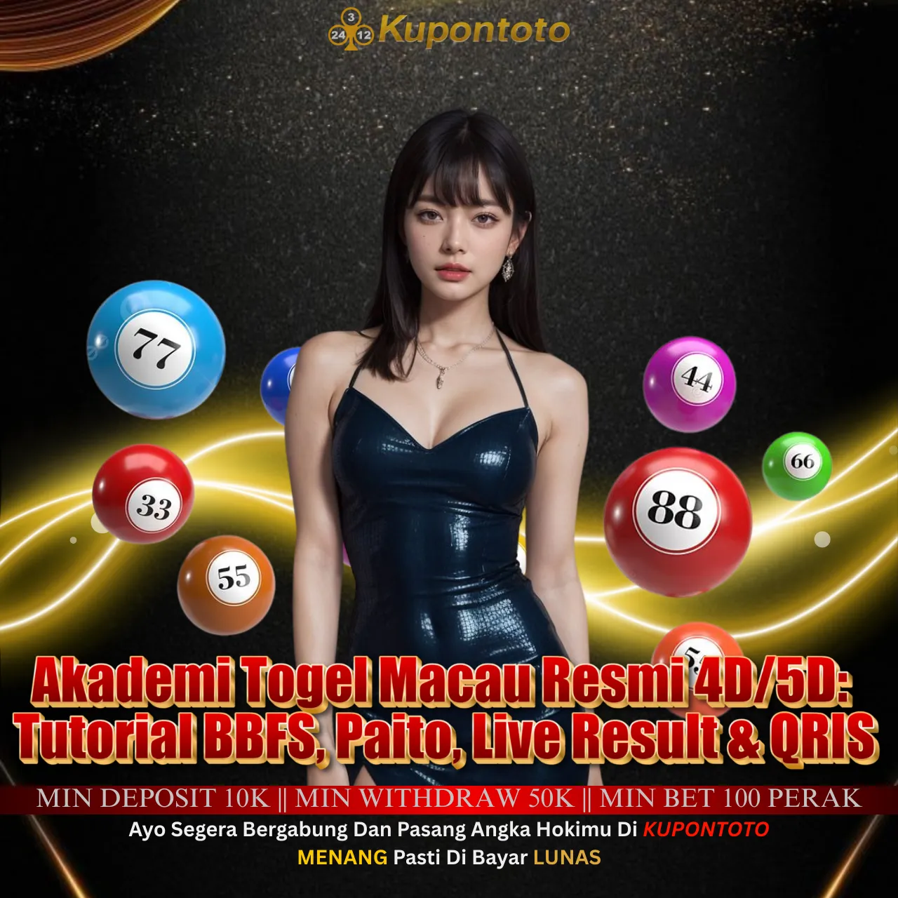 KUPONTOTO | Akademi Togel Macau Resmi 4D/5D: Tutorial BBFS, Paito, Live Result & QRIS
